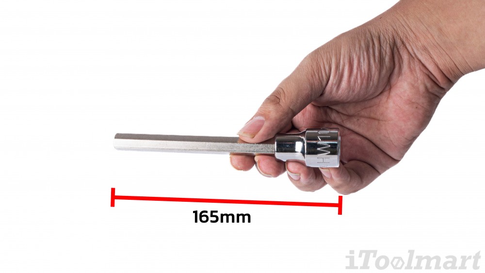 ลูกบล็อกเดือยโผล่ หกเหลี่ยม 1 2 นิ้ว SATA 24306 ขนาด 10x140 mm