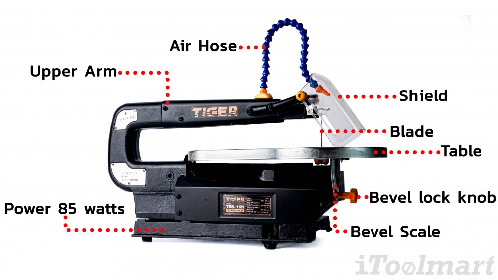 เครื่องเลื่อยฉลุไฟฟ้า TIGER TSS 16N ขนาด 16 นิ้ว