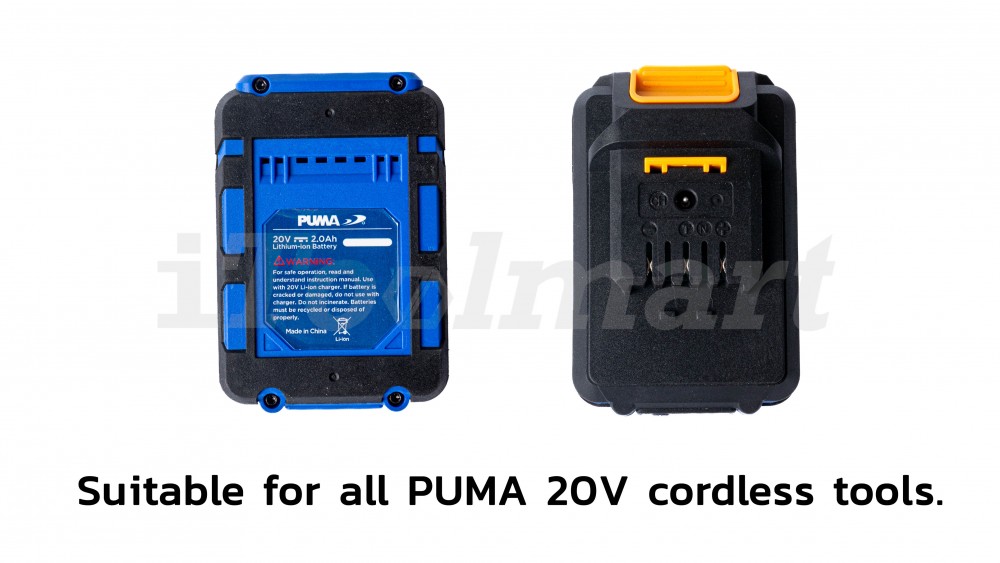 แบตเตอรี่ PUMA PM B220AH 20V  2 0 Ah