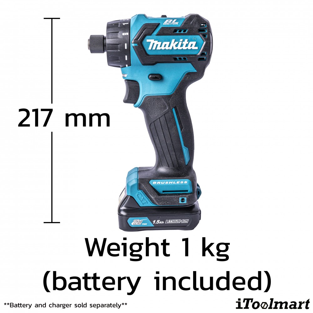 ไขควงคลัชไร้สาย MAKITA DF032Z 12V   BL MOTOR  ตัวเปล่า