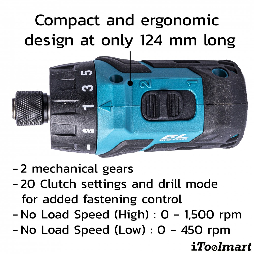 ไขควงคลัชไร้สาย MAKITA DF032Z 12V   BL MOTOR  ตัวเปล่า