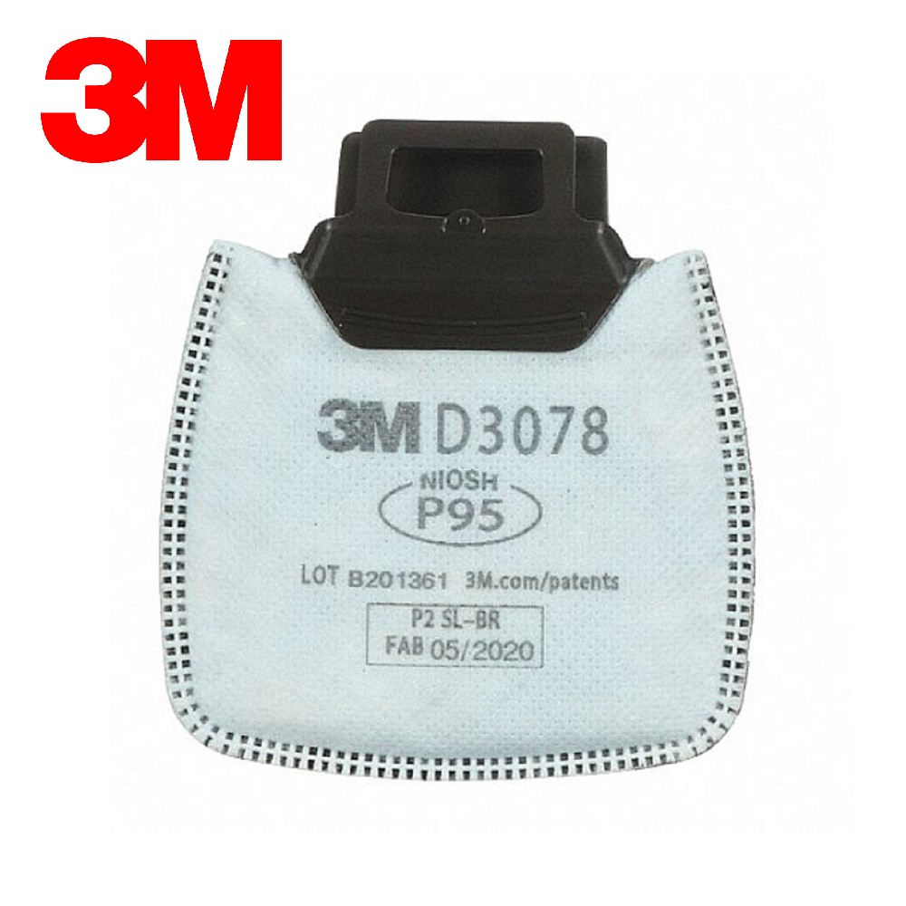 แผ่นกรองอนุภาค 3M D3078 Secure Click™ Particulate Filter P95