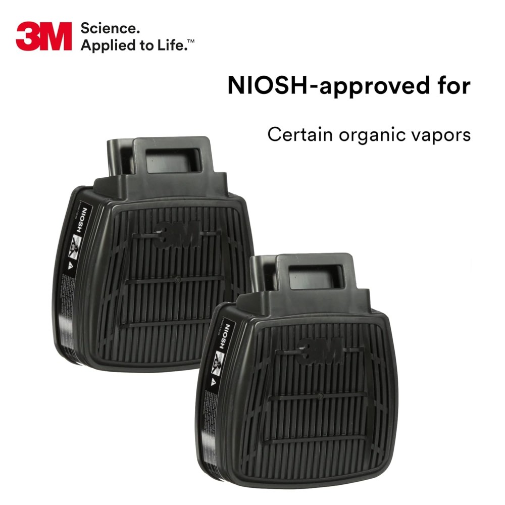 ตลับกรอง 3M D8001 Secure Click™ Organic Vapor Cartridge กรองไอระเหยสารอินทรีย์