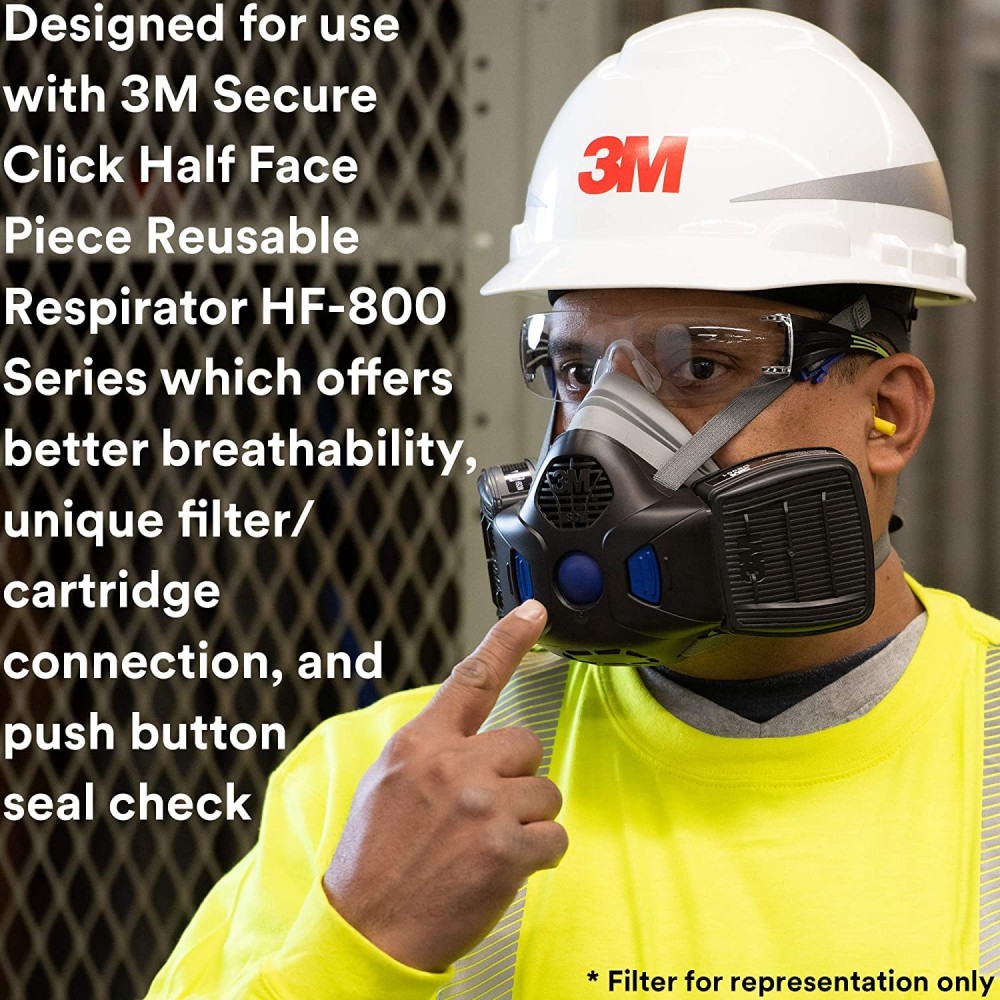 ตลับกรอง 3M D8006 Secure Click™ Multi-Gas/Vapor Cartridge กรองก๊าซและไอระเหยหลากหลายชนิด