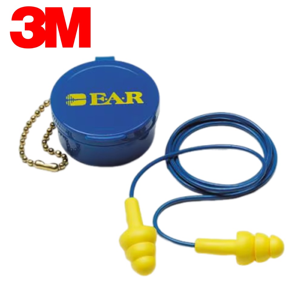ปลั๊กอุดหู มีสาย 3M 340-4002 (NRR25) E-A-R™ UltraFit™ Earplugs พร้อมกล่อง