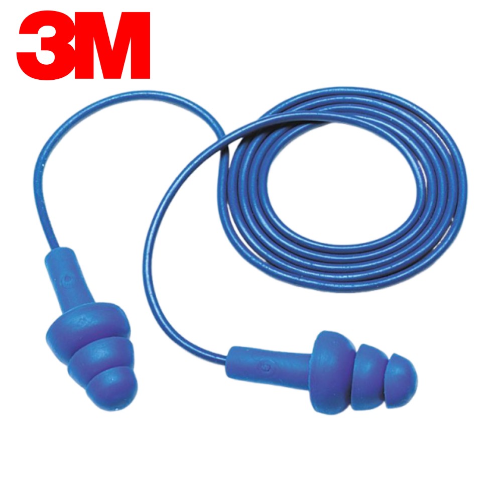 ปลั๊กอุดหู มีสาย 3M 340-4007 (NRR25) E-A-R™ UltraFit™ Metal Detectable Earplugs (จุกเล็ก)