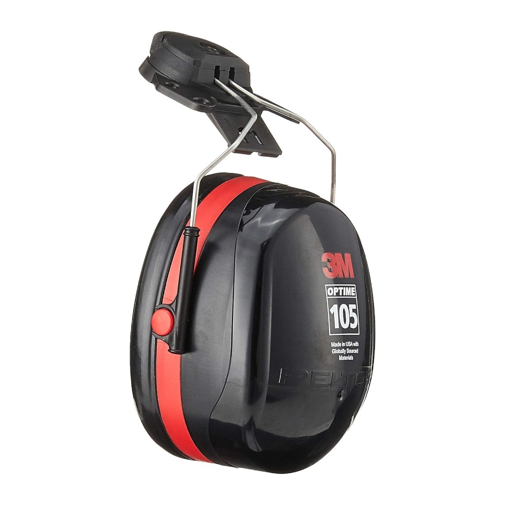 ที่ครอบหูลดเสียง 3M H10P3E PELTOR™ Optime™ 105 Cap-Mount Earmuffs ค่าการลดเสียง 27 เดซิเบล