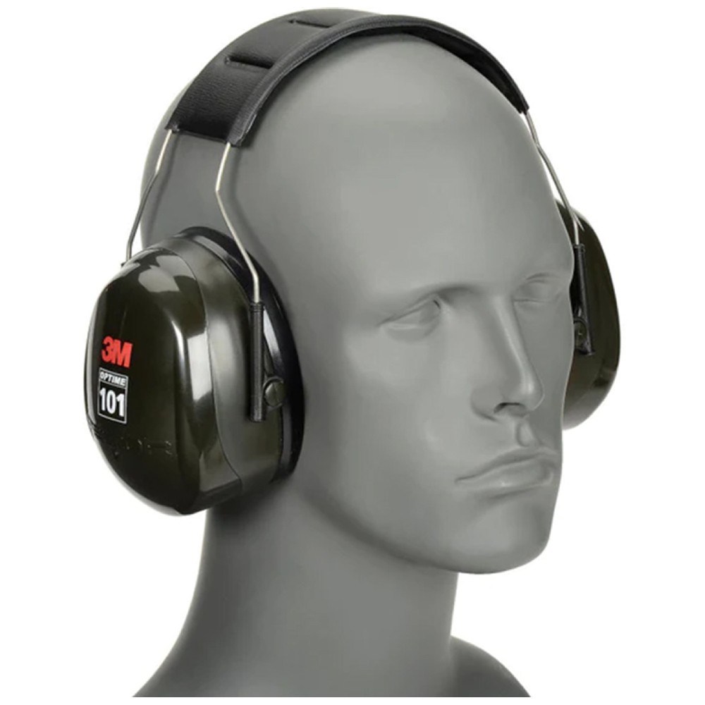 ที่ครอบหูลดเสียง แบบติดหมวกนิรภัย 3M H7P3E PELTOR™ Optime™ 98 Cap-Mount Earmuffs ค่าการลดเสียง 23 เดซิเบล