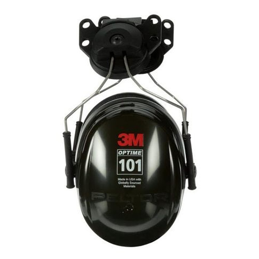 ที่ครอบหูลดเสียง แบบติดหมวกนิรภัย 3M H7P3E PELTOR™ Optime™ 98 Cap-Mount Earmuffs ค่าการลดเสียง 23 เดซิเบล