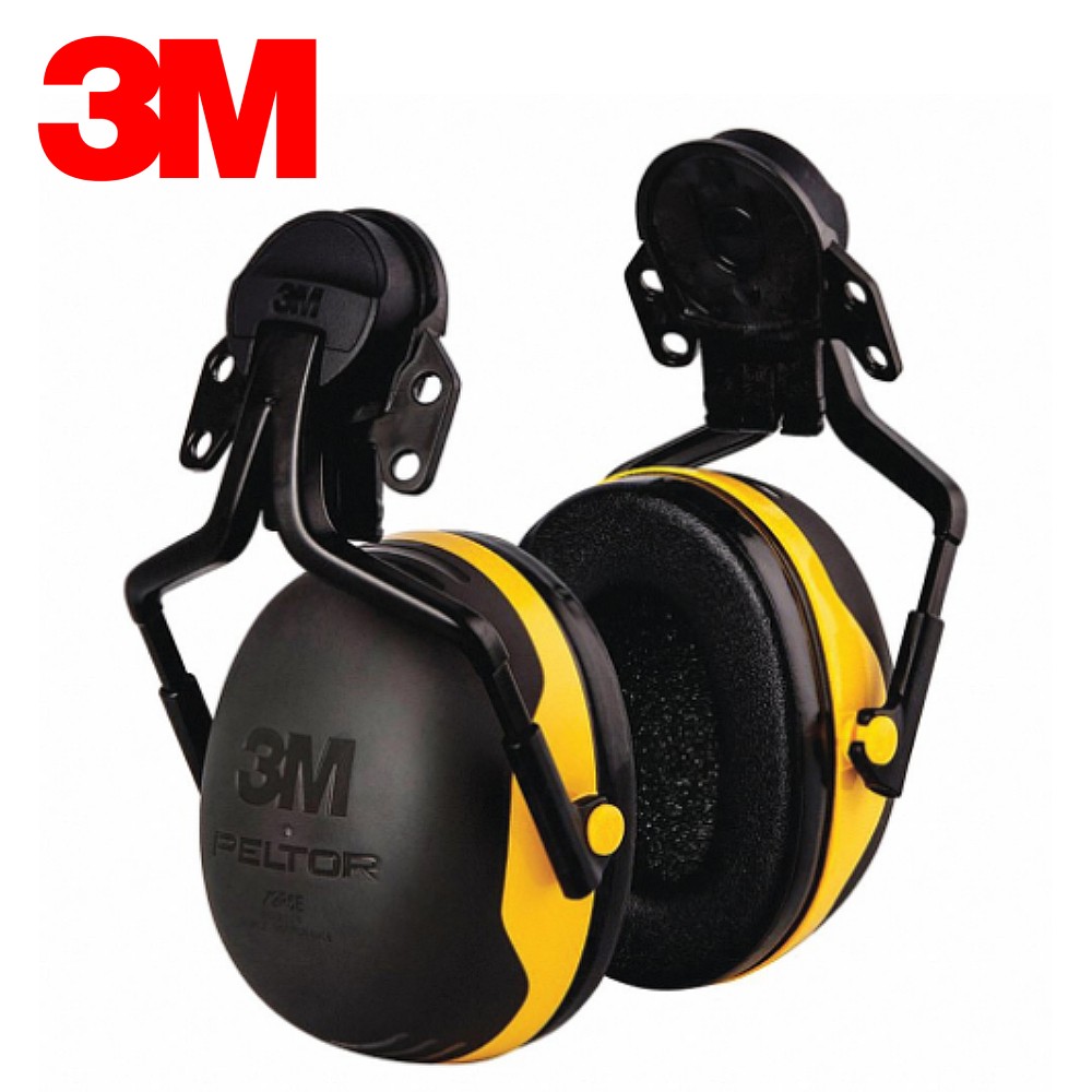 ที่ครอบหูลดเสียง แบบติดหมวกนิรภัย 3M X2P5E PELTOR™ X2P5E Earmuffs ค่าการลดเสียง 24 เดซิเบล