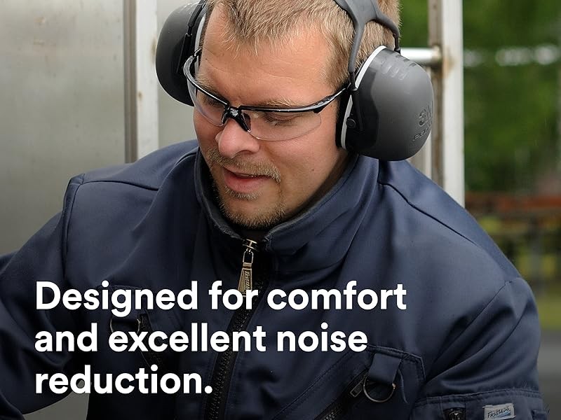 ที่ครอบหูลดเสียง แบบติดหมวกนิรภัย 3M X5P5E PELTOR™ Earmuffs ค่าการลดเสียง 31 เดซิเบล