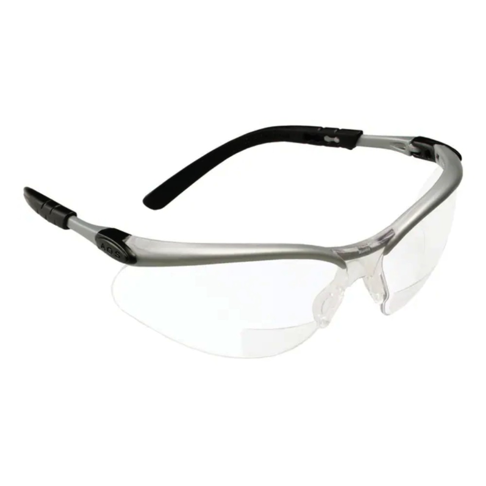 แว่นตานิรภัย 3M BX™ 11380 กรอบแว่นสีเทา เลนส์ใส