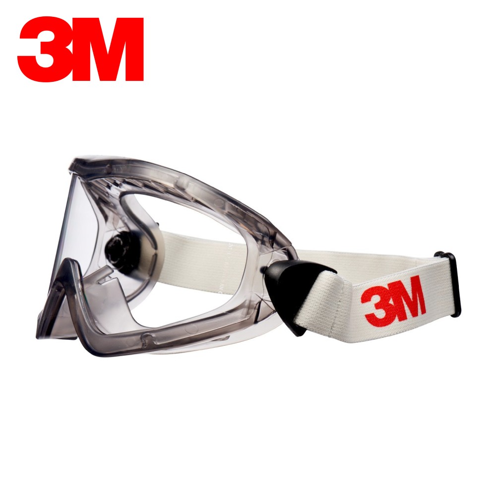 แว่นตานิรภัย 3M 2890S Safety Goggles เลนส์โพลีคาร์บอเนต ป้องกันรอยขีดข่วนและการเกิดฝ้า