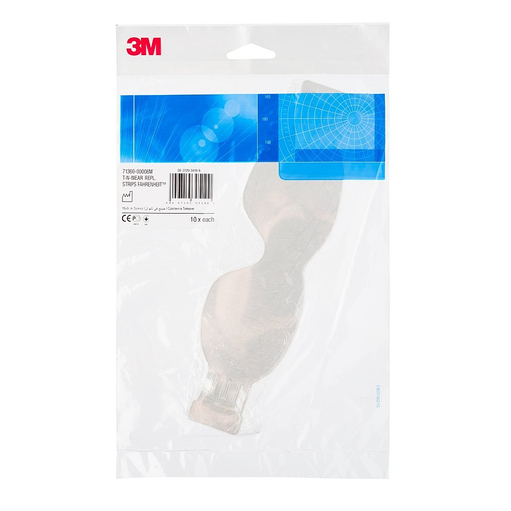 แผ่นฟิล์มกันรอย 3M Fahrenheit™ สำหรับแว่นครอบตานิรภัย รุ่น 71360