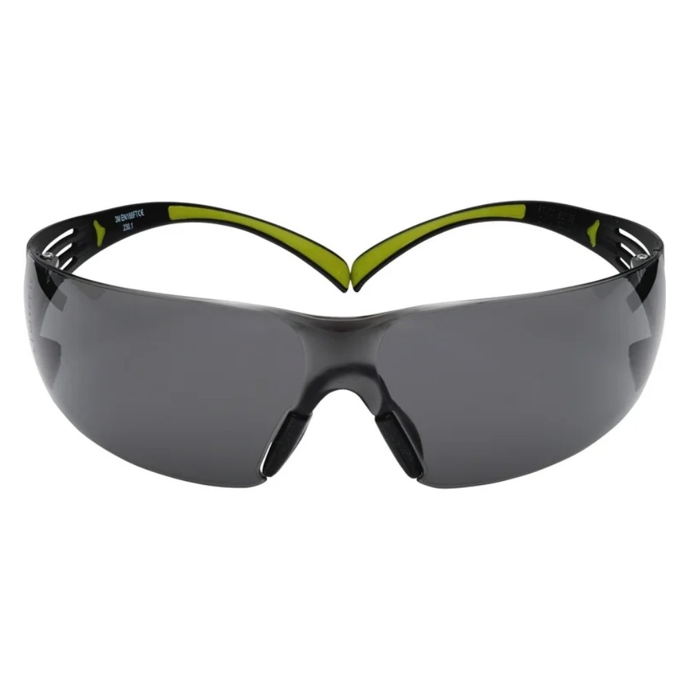 แว่นตานิรภัย 3M SF402AF SecureFit™ เลนส์เทา (แพ็คพลาสติก)