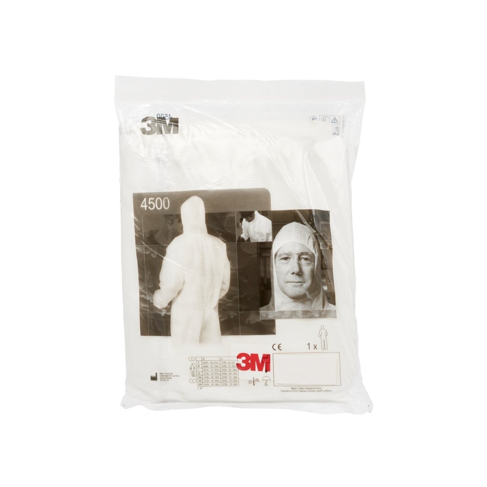 ชุดป้องกันฝุ่น 3M™ 4500 Protective Coverall ไซส์ M