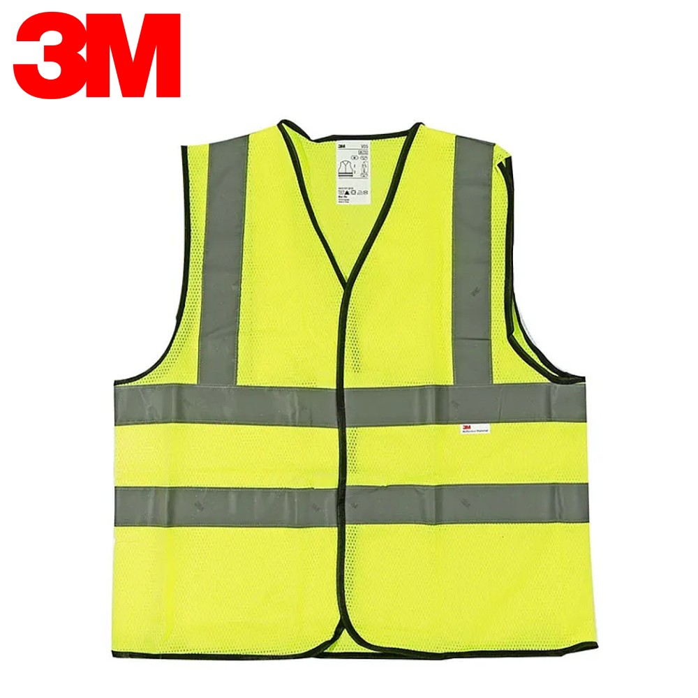 เสื้อกั๊กสะท้อนแสง 3M V05M2 (2925) สีเหลืองมะนาว