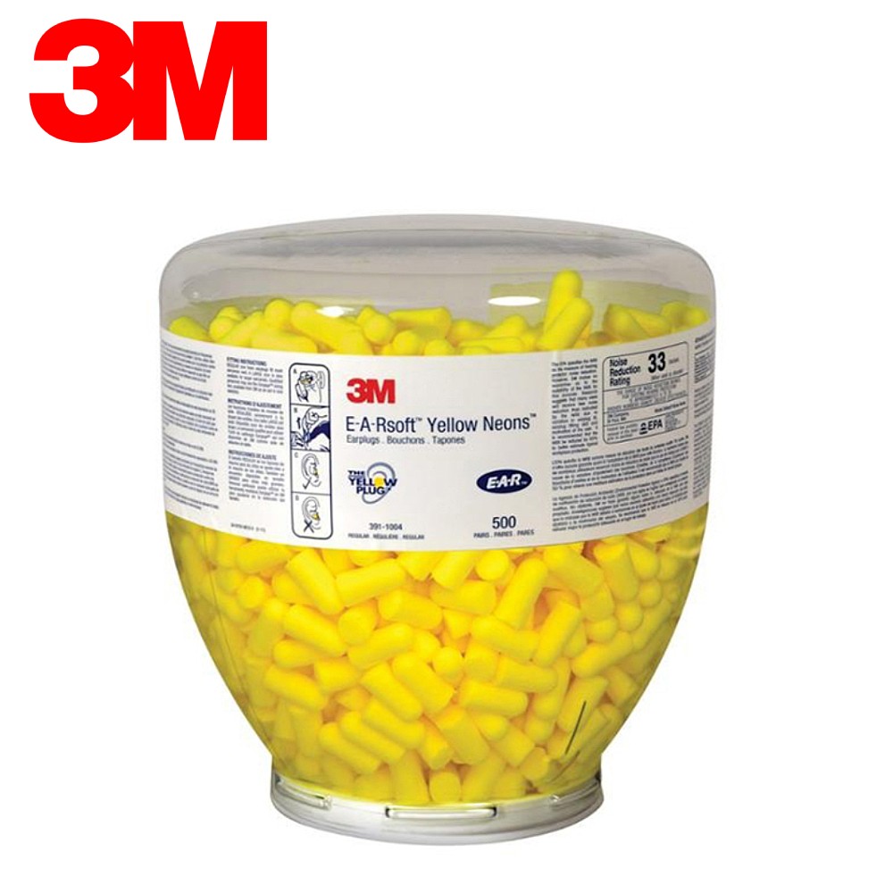 โฟมอุดหู แบบเติม 3M 391-1004 E-A-Rsoft™ Yellow Neons™ One Touch™