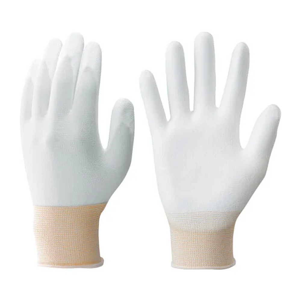 ถุงมือยูรีเทน SHOWA GLOVES Unlined B0500 Palm Fit Gloves สีขาว Size L