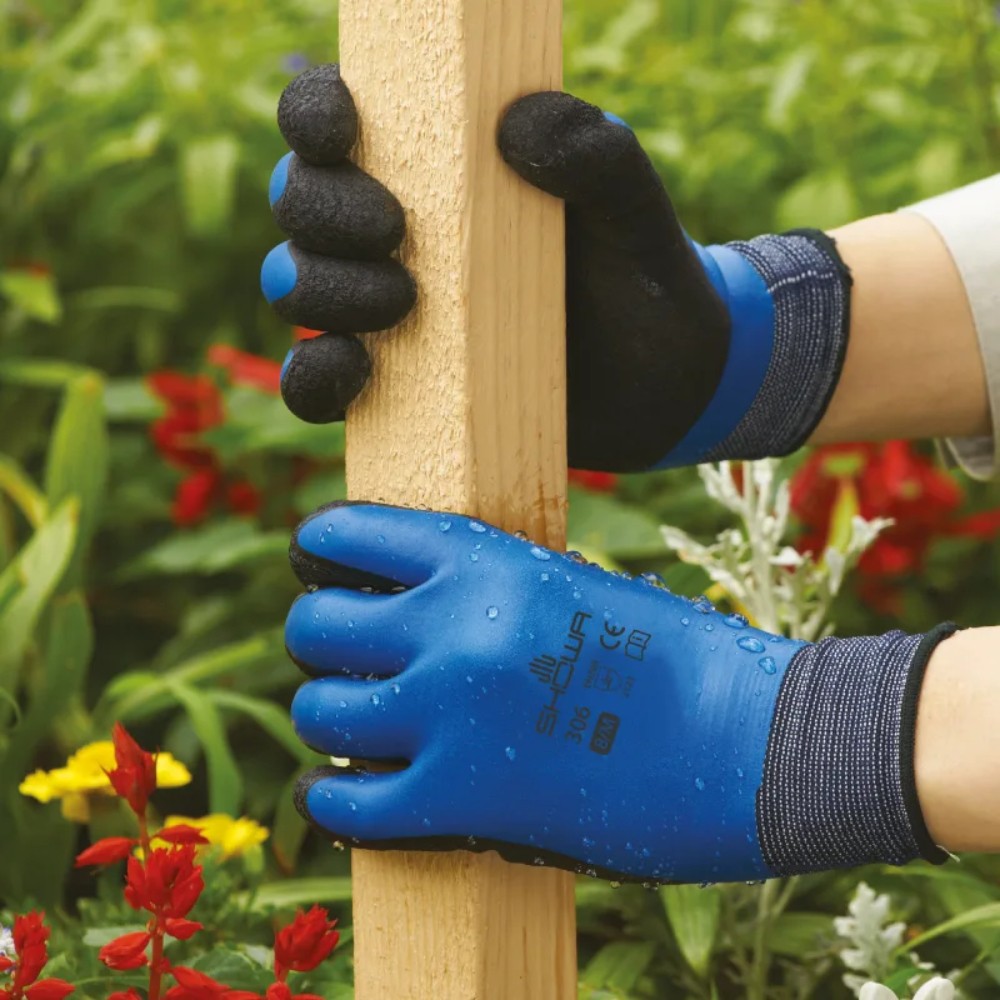 ถุงมือยาง SHOWA GLOVES NO306 Natural rubber full coat gloves Hold ไซส์ M