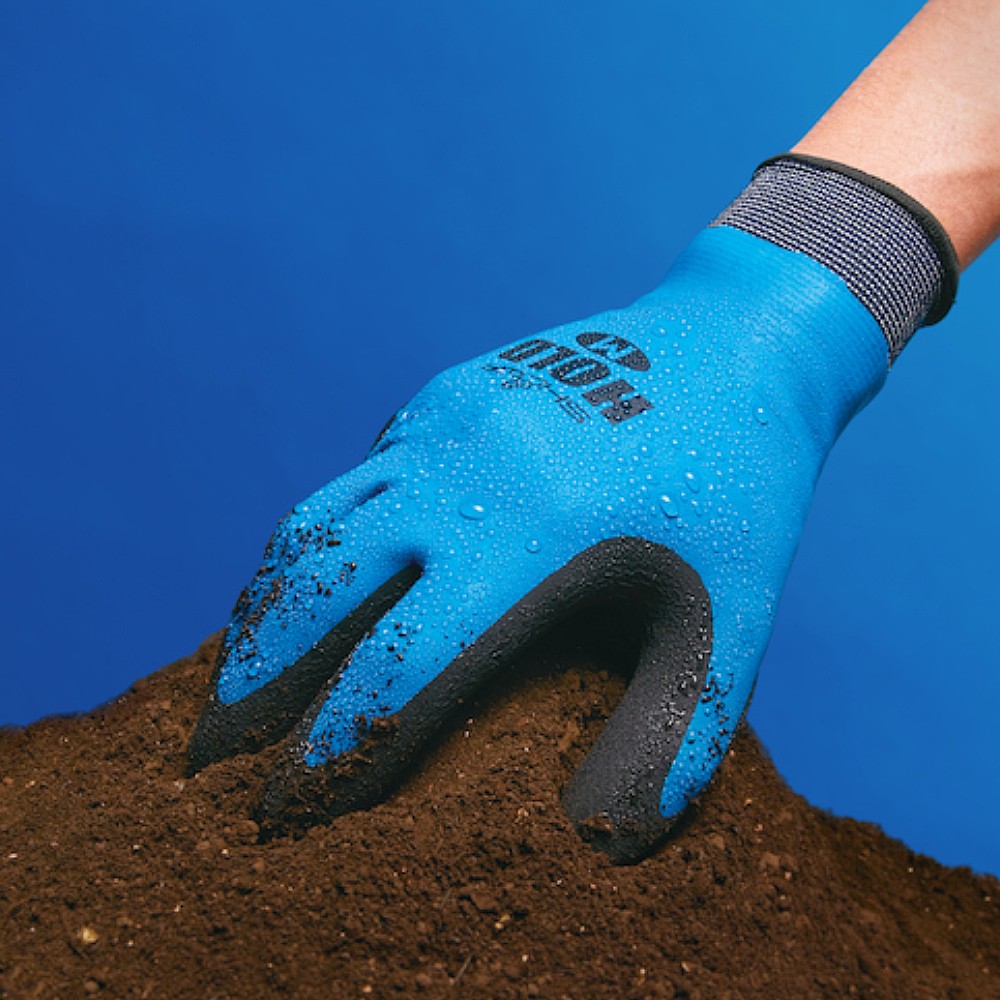 ถุงมือยาง SHOWA GLOVES NO306 Natural rubber full coat gloves Hold ไซส์ M