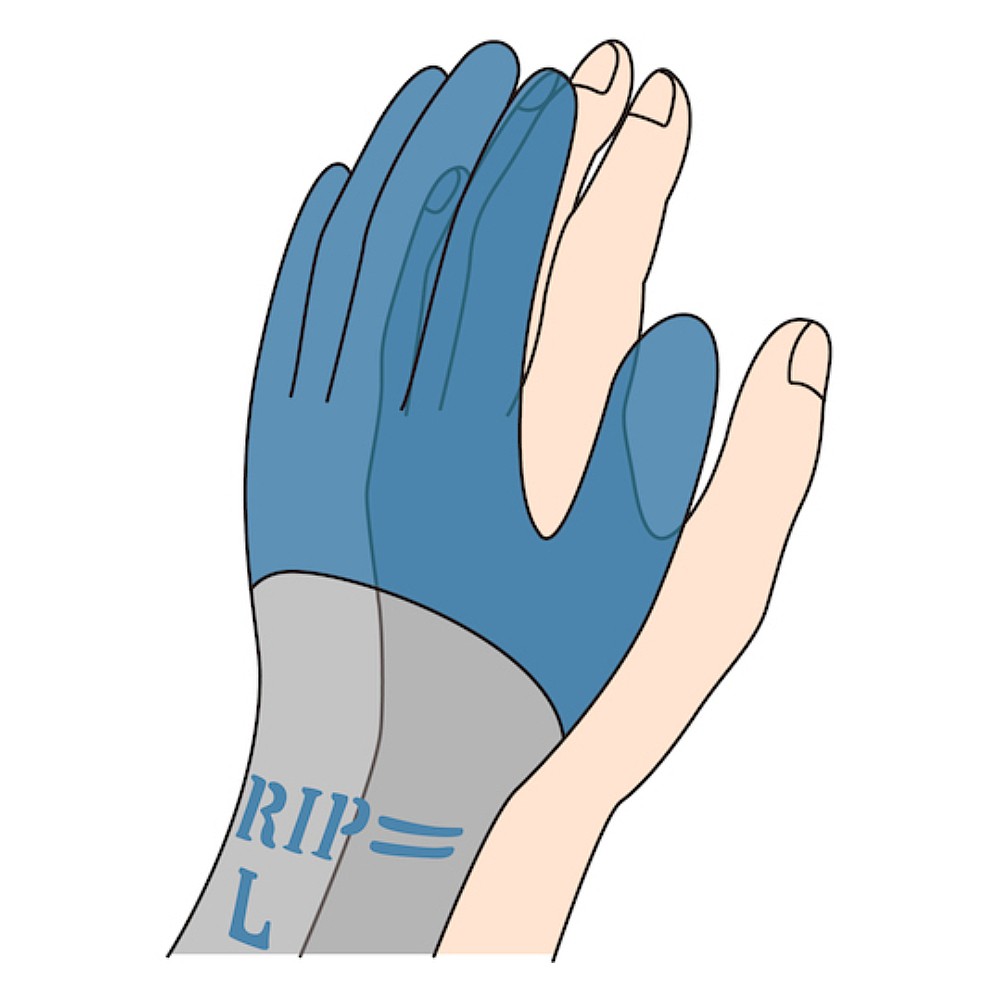 ถุงมือ อเนกประสงค์ SHOWA GLOVES NO313 Rubber Back-opened Gloves Grip ไซส์ S (3 คู่)