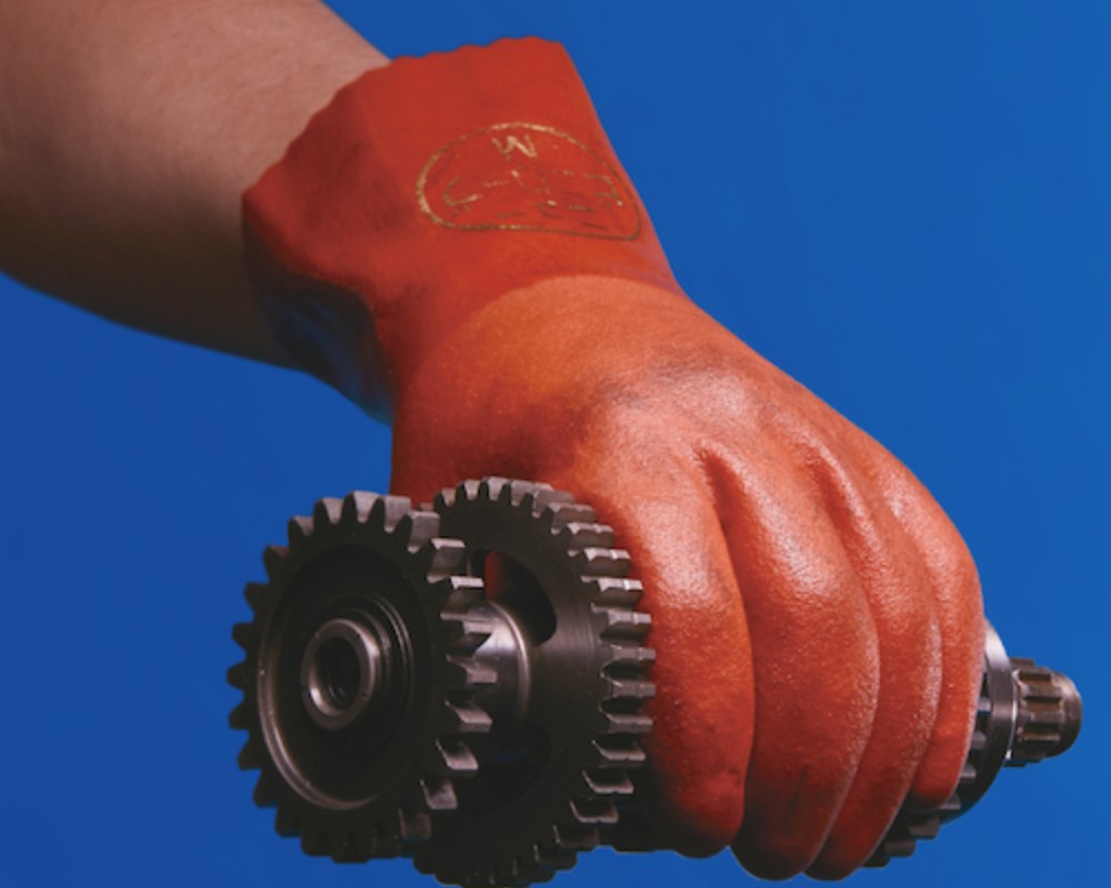 ถุงมือ SHOWA GLOVES NO610 PVC Gloves New Vinylove ไซส์ M