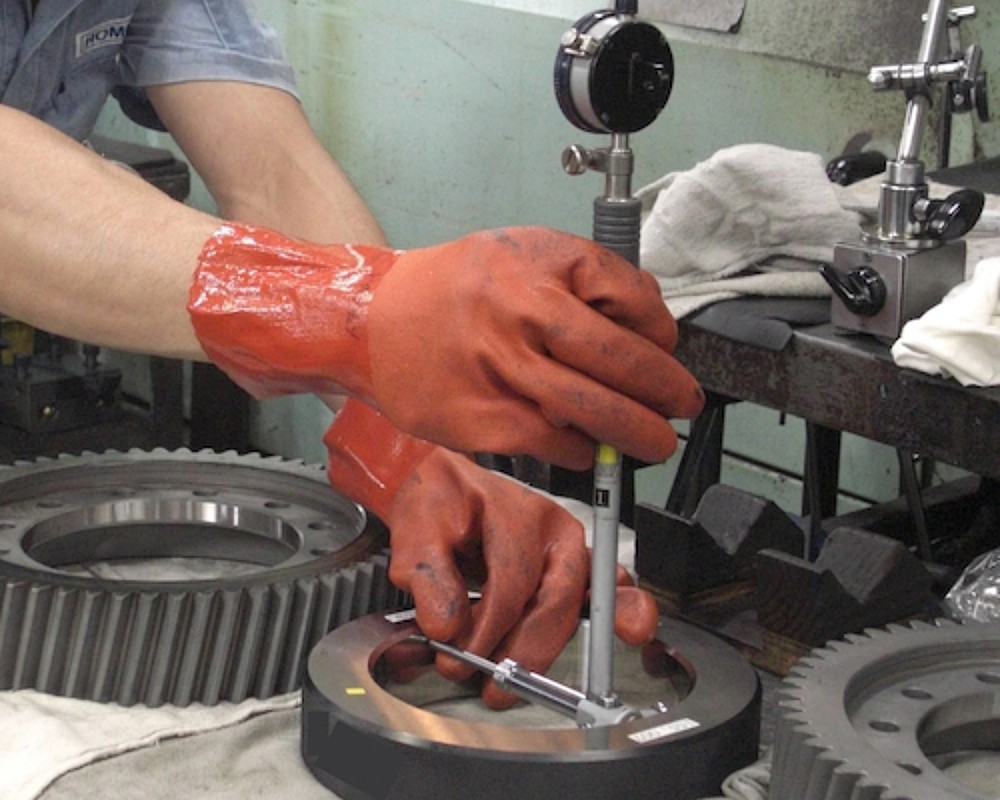 ถุงมือ SHOWA GLOVES NO610 PVC Gloves New Vinylove ไซส์ M