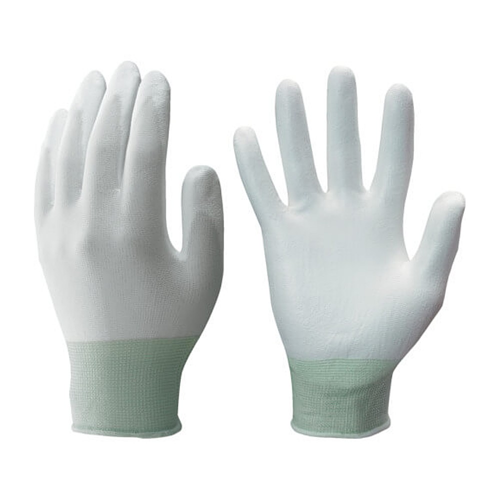 ถุงมือไนลอน SHOWA GLOVES B0510 New Palm Fit Gloves สีเขียว Size M