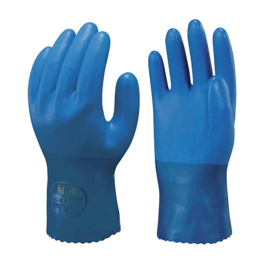 ถุงมือยาง SHOWA GLOVES NO650 PVC Gloves Oil Resistant Vinylove ไซส์ L