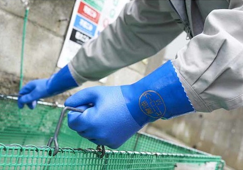 ถุงมือยาง SHOWA GLOVES NO650 PVC Gloves Oil Resistant Vinylove ไซส์ LL