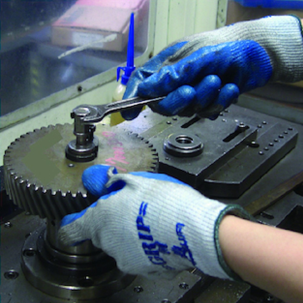 ถุงมือไนไตรล์ SHOWA GLOVES NO360 Nitrile Back-opened Gloves Strong Grip ไซส์ LL