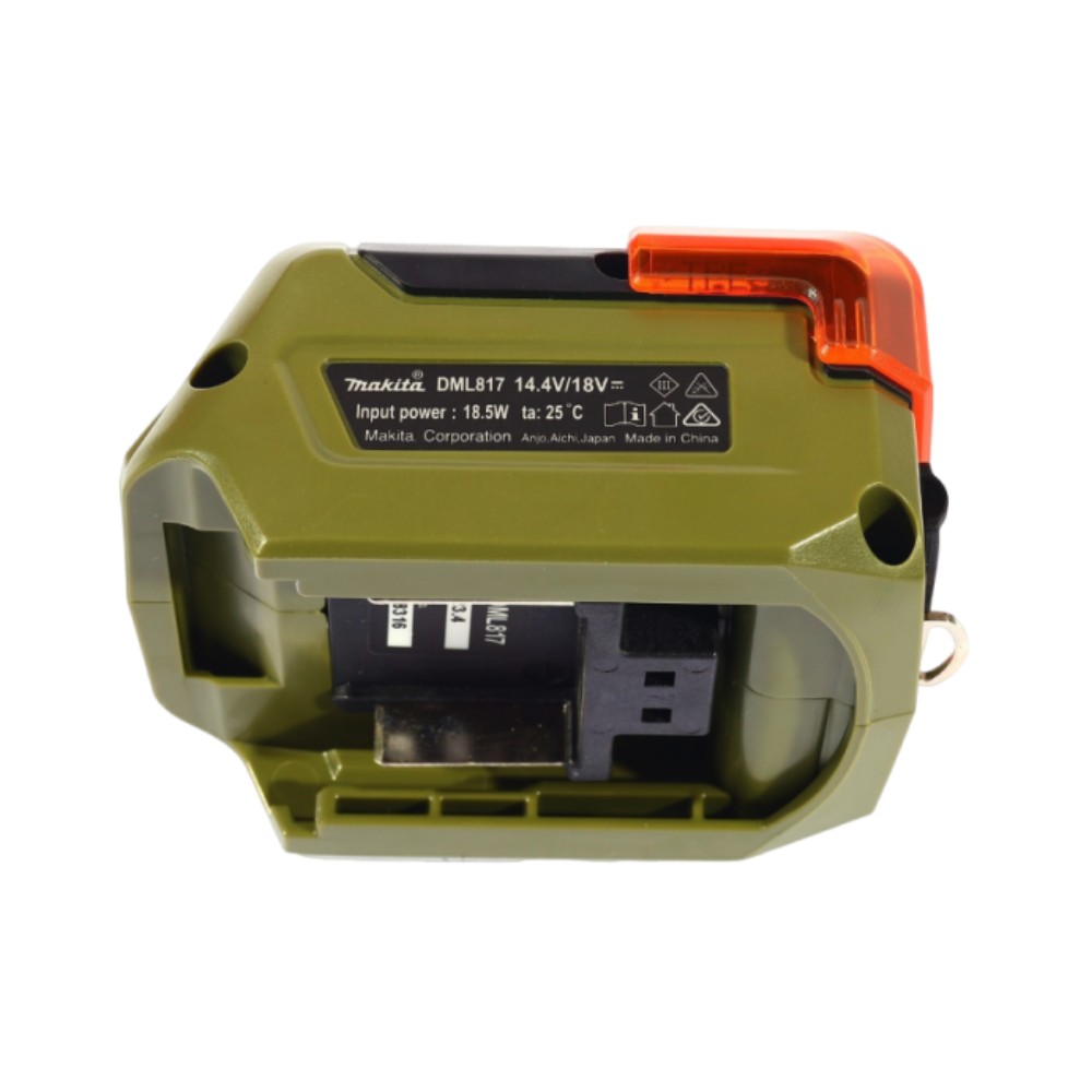 ไฟฉาย LED ไร้สาย MAKITA DML817O 18V LXT® สี Olive ความสว่างสูงสุด 300 ลูเมน (ตัวเปล่า)