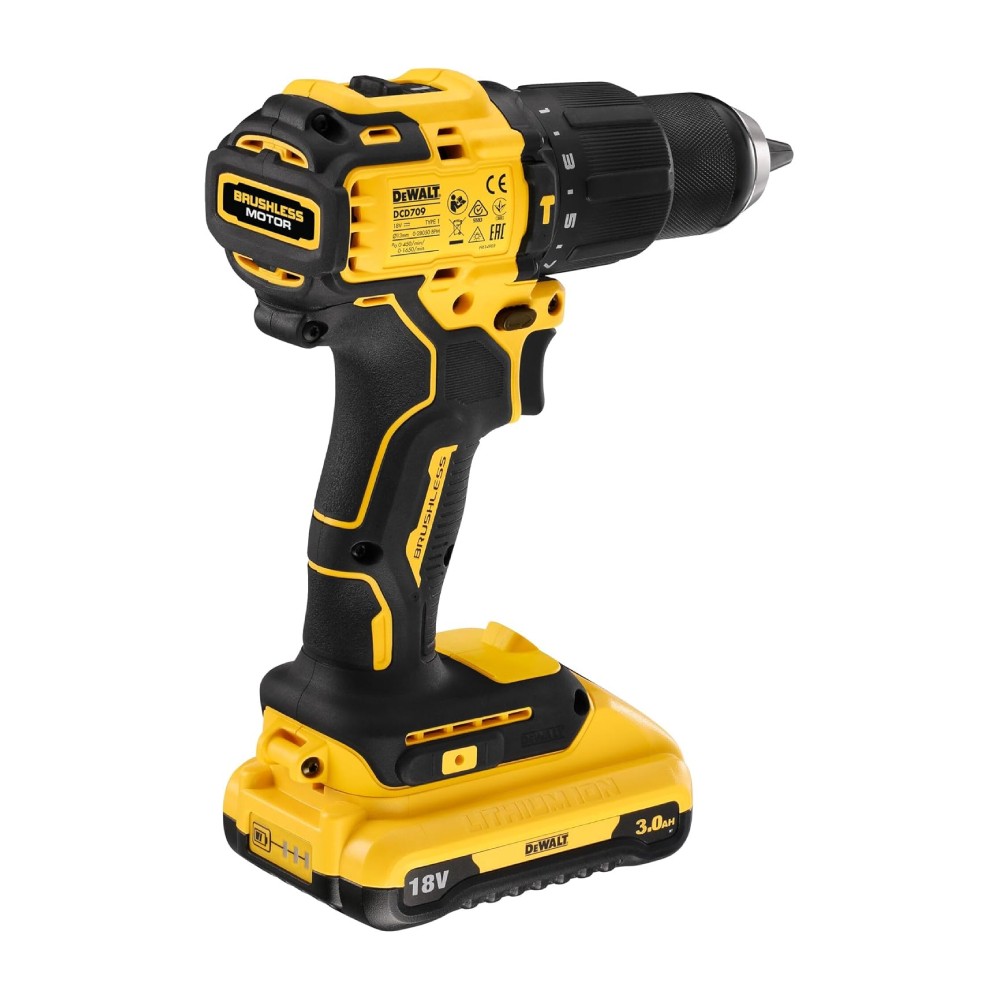 สว่านกระแทกไร้สาย 20V. DEWALT DCD709L2-B1 BL MOTOR