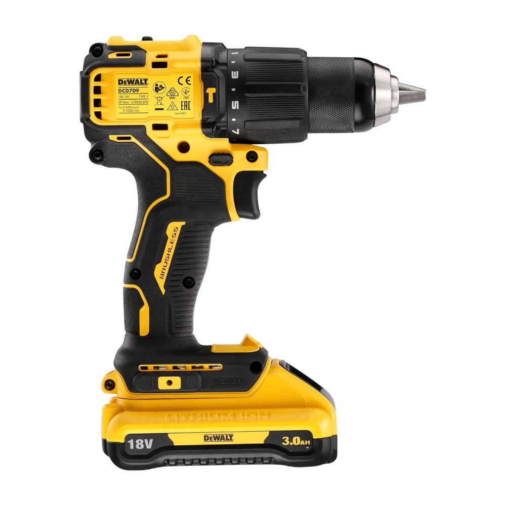 สว่านกระแทกไร้สาย 20V. DEWALT DCD709L2-B1 BL MOTOR