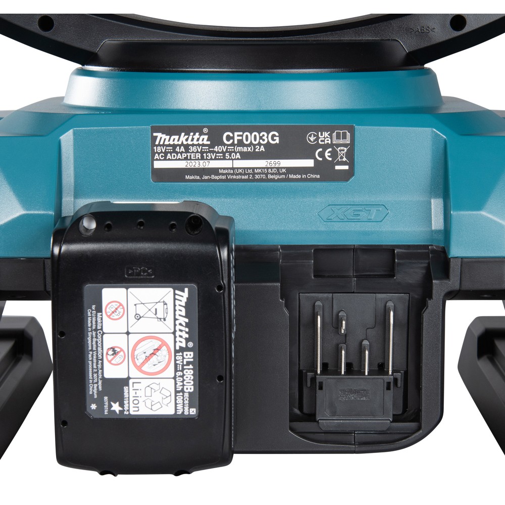 พัดลมไร้สาย MAKITA CF003GZ 40V max XGT® / 18V LXT® ขนาด 18 นิ้ว (ตัวเปล่า)