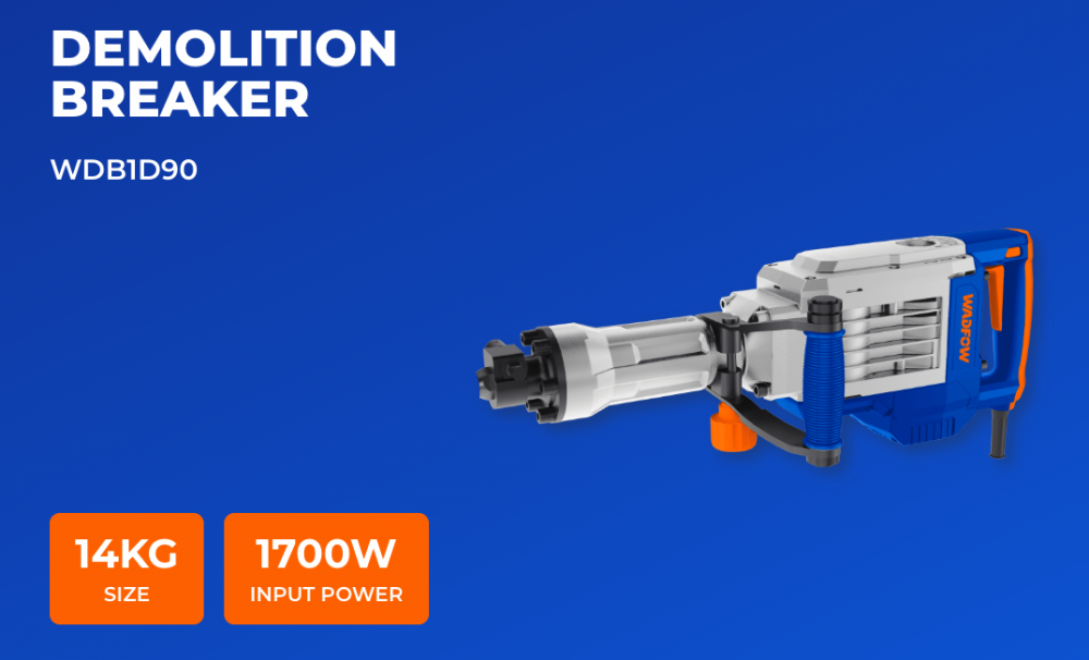 เครื่องสกัดไฟฟ้า WADFOW WDB1D90 Demolition Breaker 1700W
