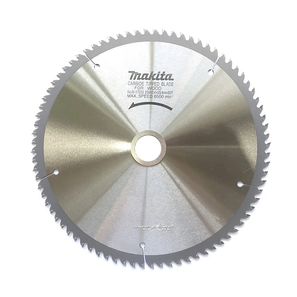 ใบเลื่อยวงเดือน TCT MAKITA B-17223 ขนาด 235 x 25.4 x 80T สำหรับตัดไม้