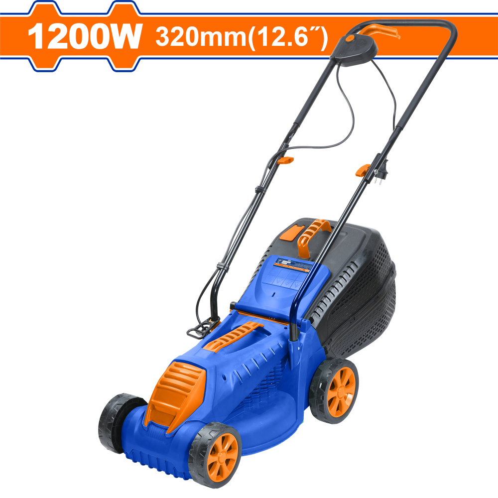 รถเข็นตัดหญ้าไฟฟ้า WADFOW WEN3201 กำลังไฟ 1200W