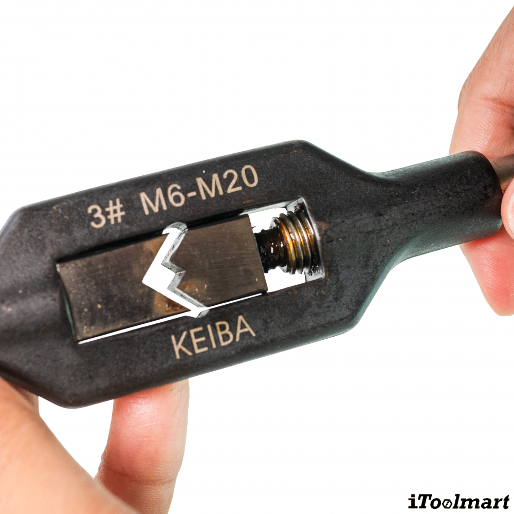 ด้ามต๊าปตัวผู้ KEIBA ขนาด No  3 M6   M20