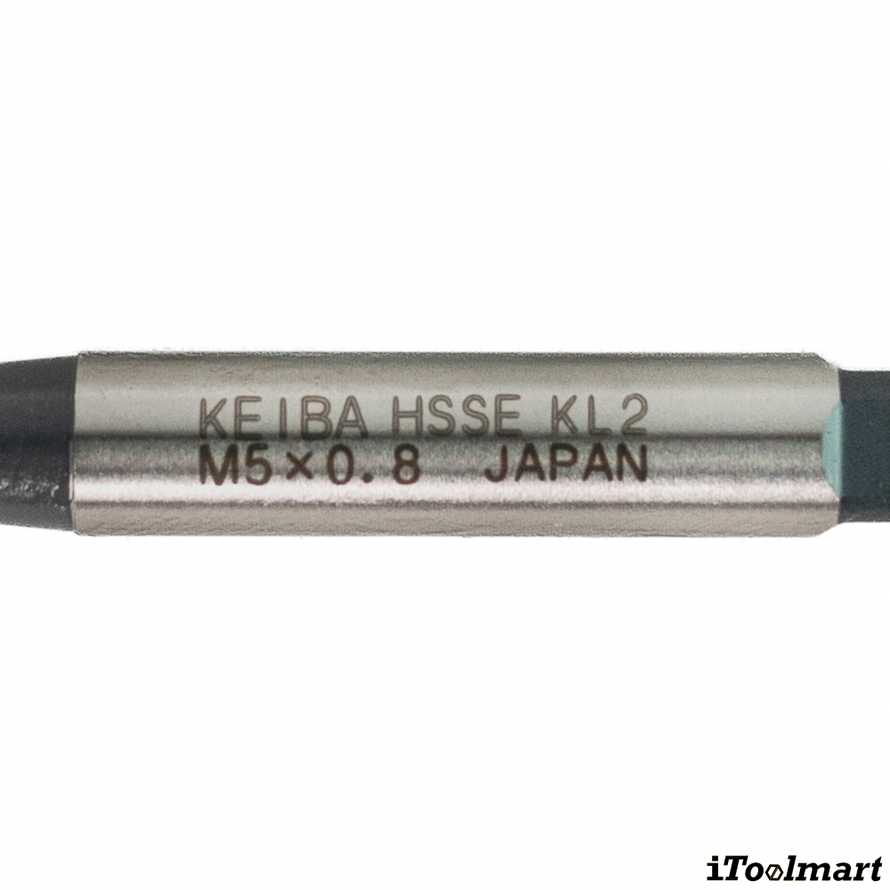 ดอกต๊าปเกลียว KEIBA SFT N   OX   สีดำ ขนาด 5 x 0 80 มม 