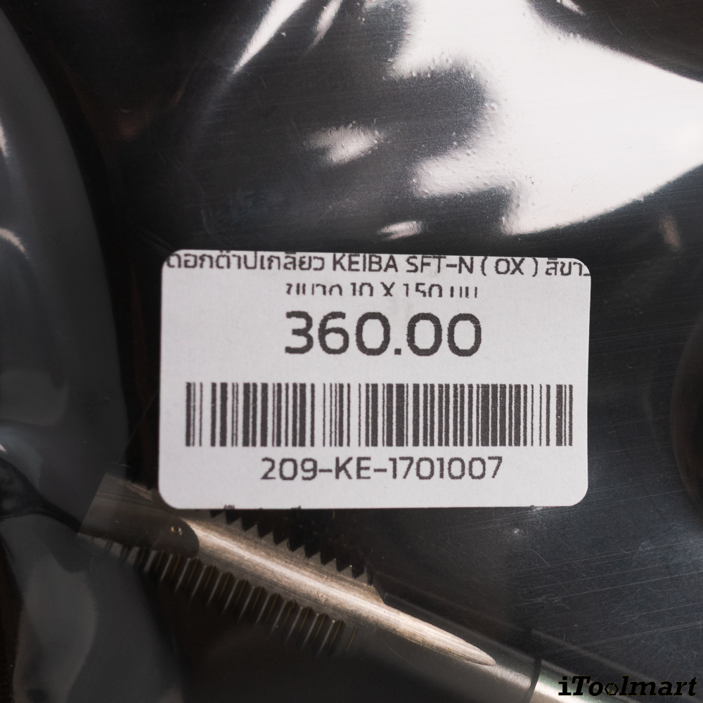 ดอกต๊าปเกลียว KEIBA SFT N   OX   สีขาว ขนาด 10 x 1 50 มม  ดอกต๊าปเกลียว KEIBA SFT N   OX   สีขาว ขนาด 10 x 1 50 มม