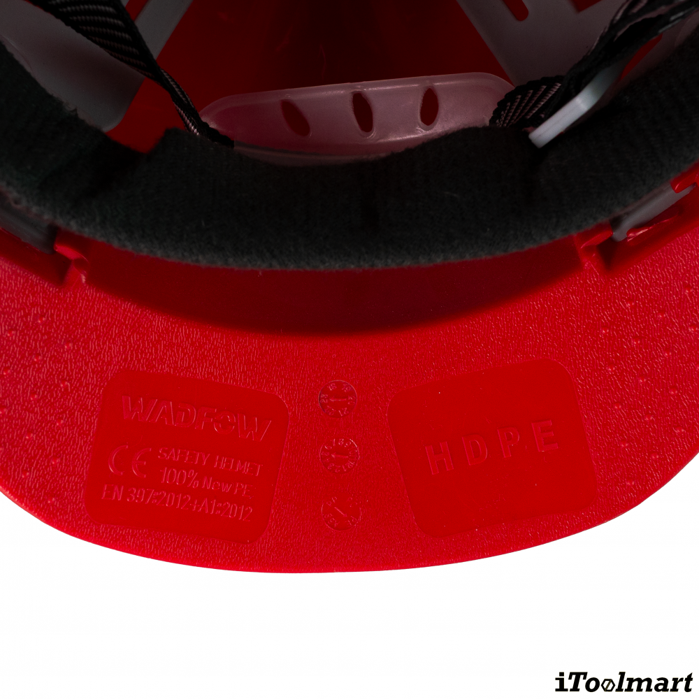 หมวกนิรภัย สีแดง WADFOW WSH1304