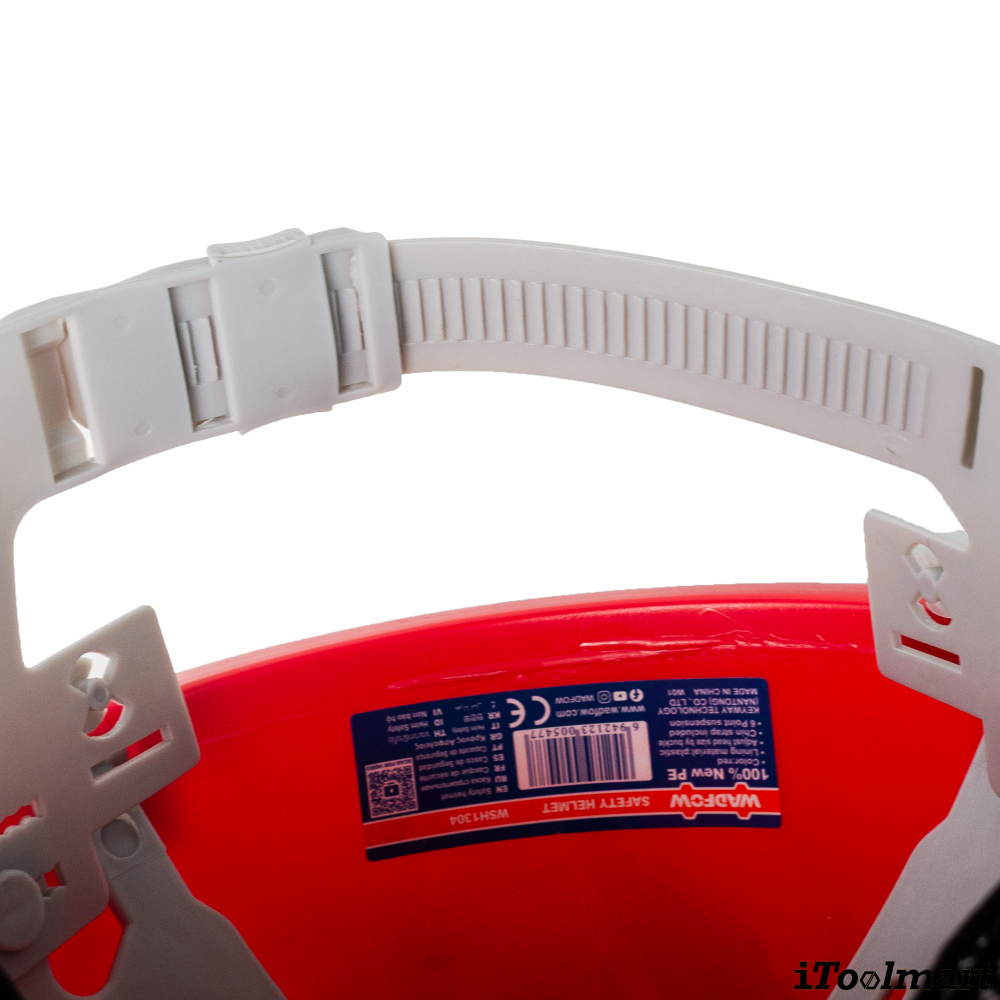 หมวกนิรภัย สีแดง WADFOW WSH1304
