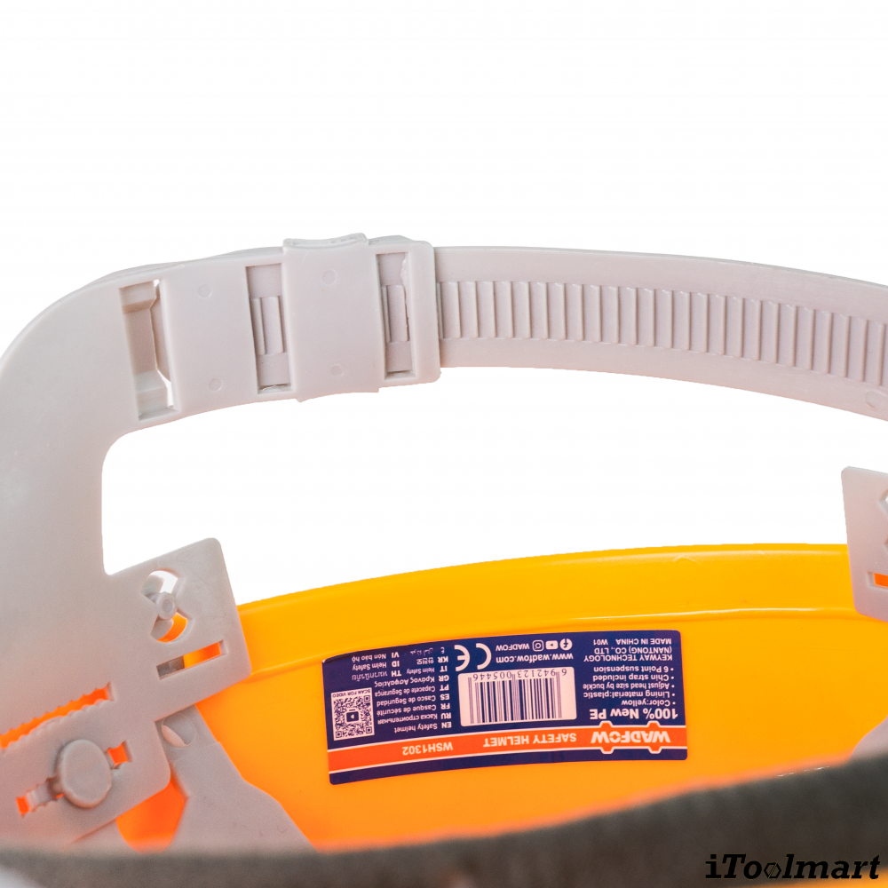 หมวกนิรภัย สีเหลือง WADFOW WSH1302