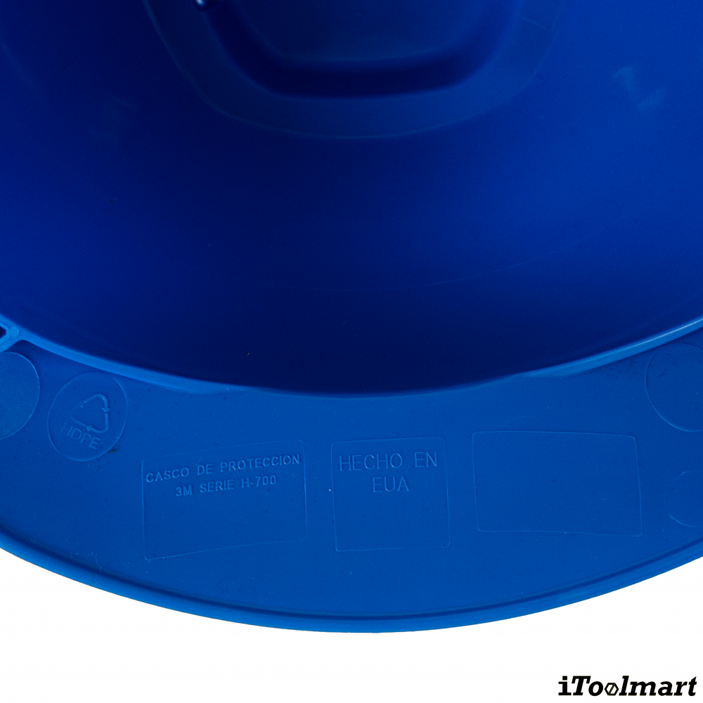 หมวกนิรภัย 3M H 703SFV UV แบบปรับหมุน สีฟ้ามีรูระบาย