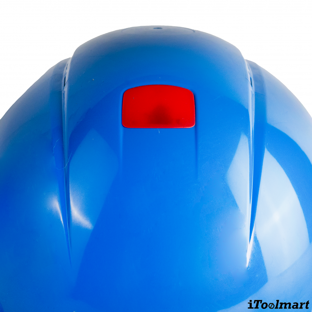 หมวกนิรภัย 3M H 703SFV UV แบบปรับหมุน สีฟ้ามีรูระบาย