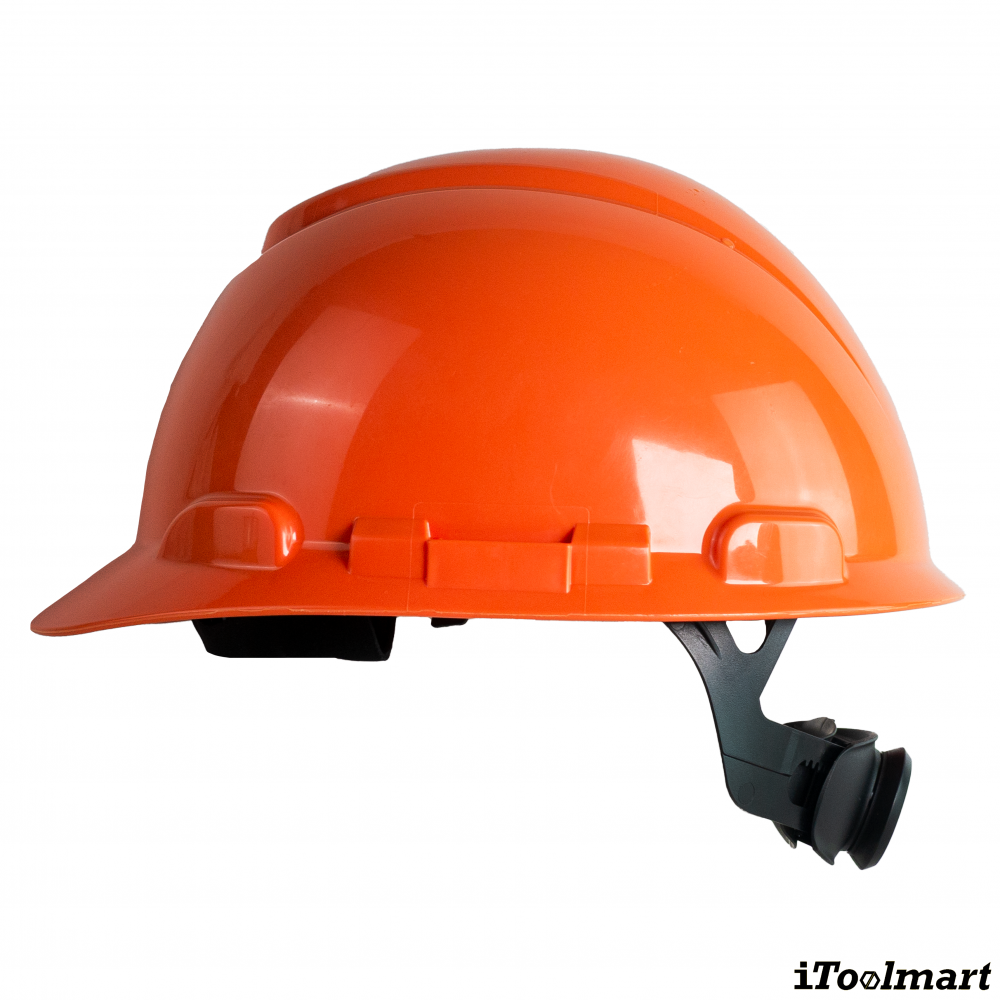 หมวกนิรภัย 3M H 706SFR UV แบบปรับหมุน สีส้ม