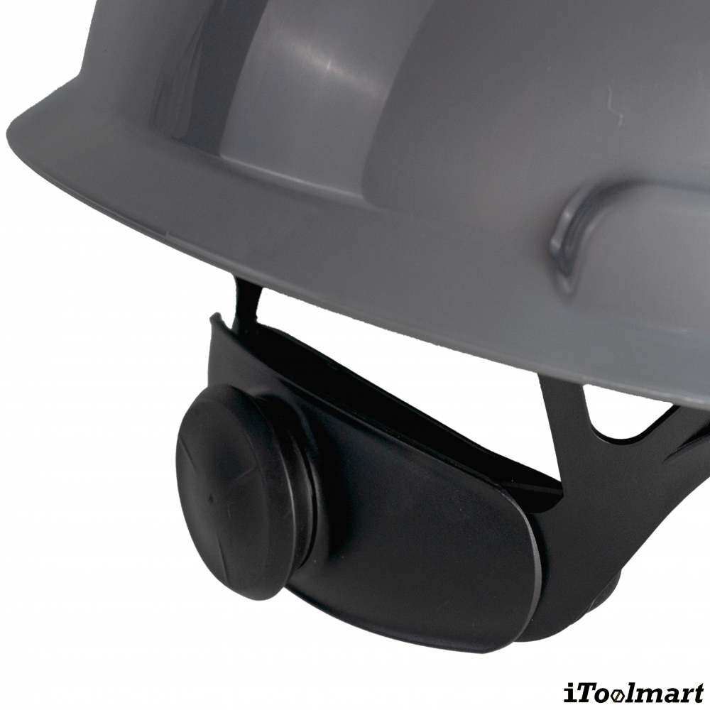 หมวกนิรภัย 3M H 708SFR UV แบบปรับหมุน สีเทา