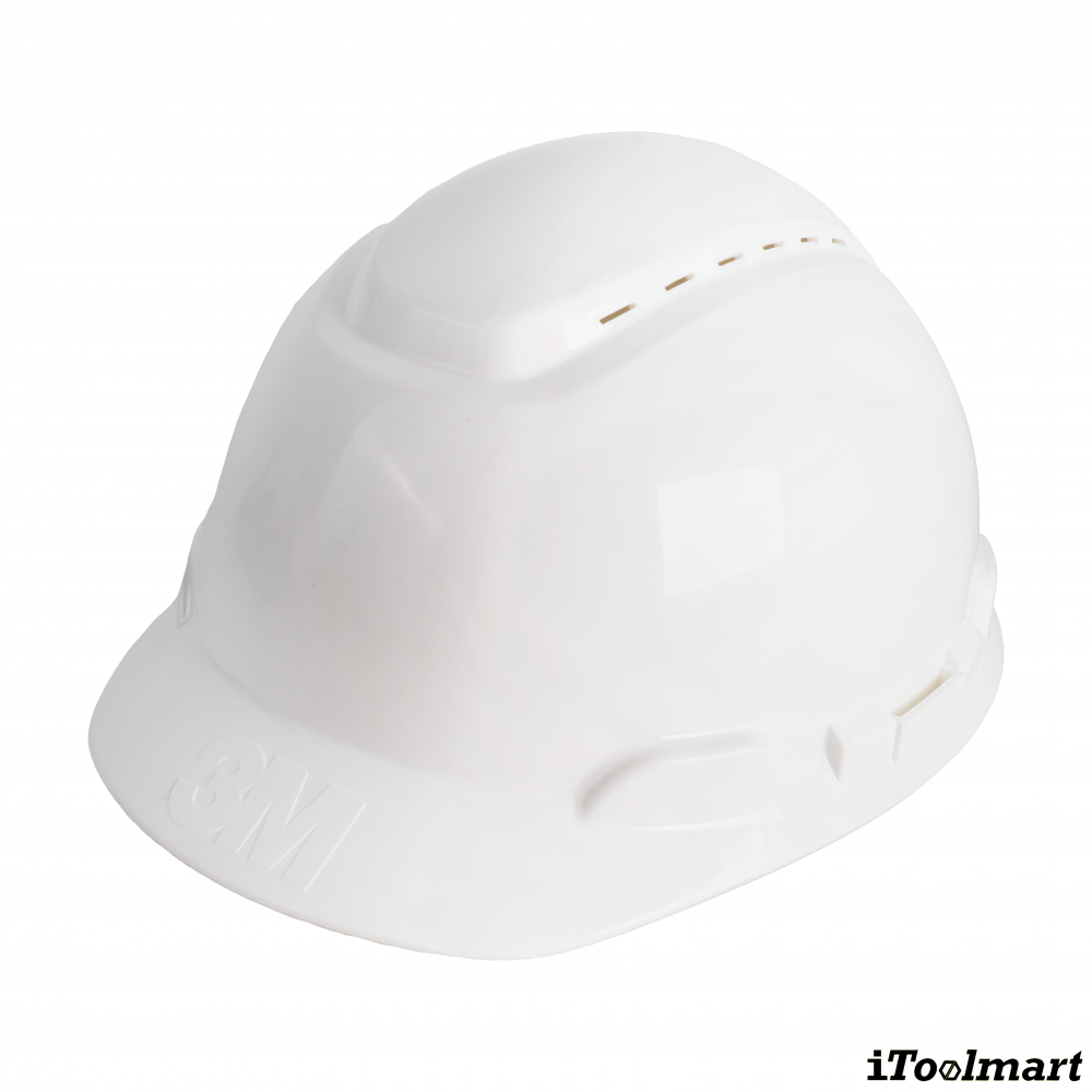 หมวกนิรภัย 3M™ H 701SFV แบบปรับหมุนระบายอากาศ  สีขาว  ไม่รวมสายรัดคาง  7100239984